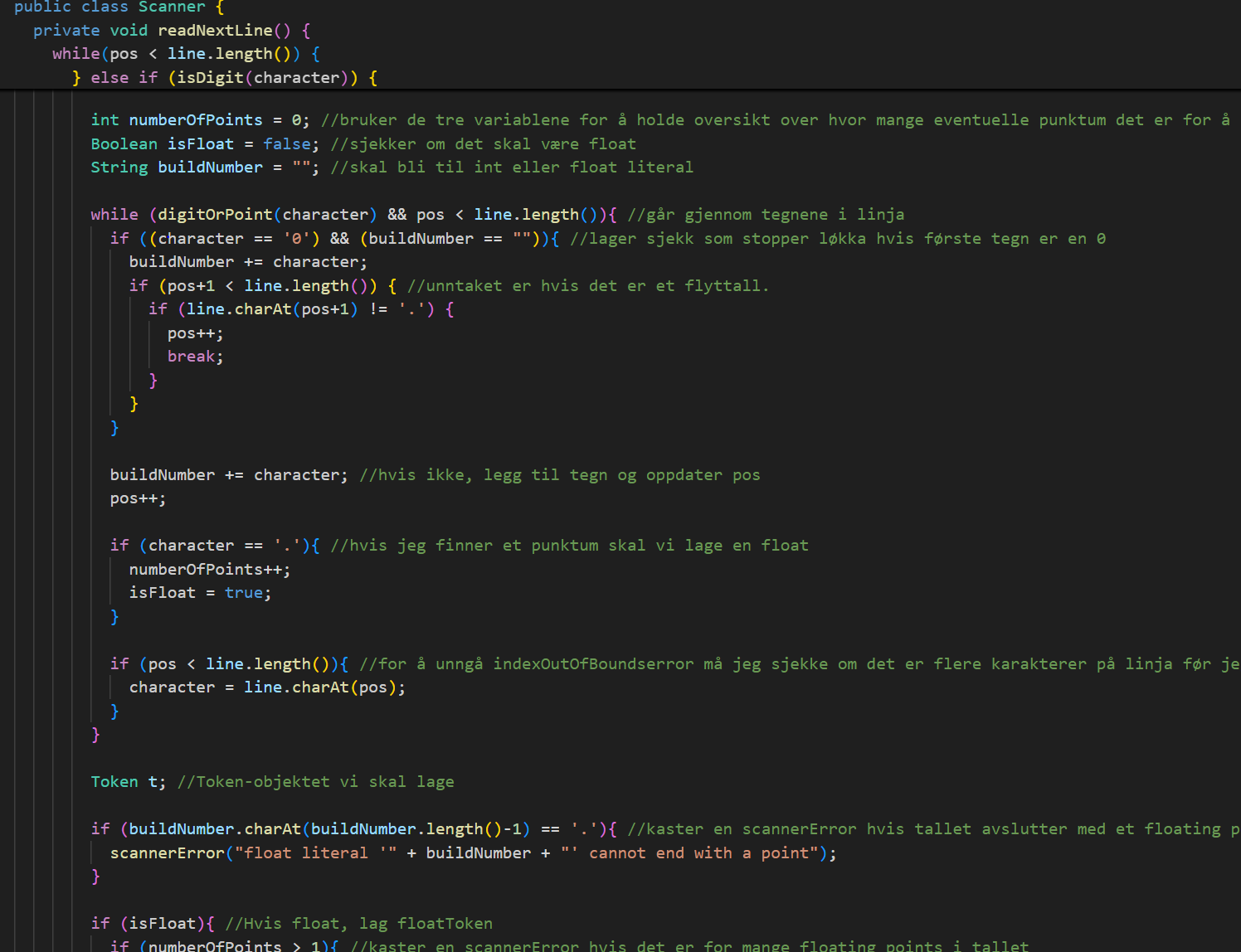 ASP Interpreter code snippet